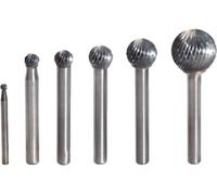 KS Tools Fraise sur tige 5153281 HM forme D Carbure de tungstène Ø 3 mm Longueur 38,5 mm