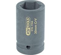 KS Tools 516.1184 - Douille à chocs 6 pans 1" 30 mm du coffret 516.1180, Taille unique