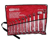 KS Tools 517.0222 Clé polygonale contre-coudée 11 pcs 6-32 mm | Clé polygonale contre-coudée, 11 pcs. 6-32mm