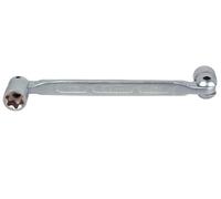 KS Tools Clé à douilles articulée TORX® 517.0330 E6xE8 Chrome Vanadium Satinée 200 mm