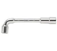 KS Tools - 517.0417 - Clé à pipe débouchée - 17 mm - 6 pans - Finition chromée - Chrome vanadium