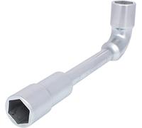 KS Tools 517.0427 Clé à pipe débouchée - 27 mm - 6 pans - Finition chromée