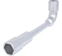 KS Tools 517.0430 Clé à pipe débouchée - 30 mm - 6 pans - Finition chromée