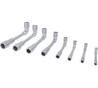 KS Tools – Jeu de 8 clés à pipe débouchées 517.0452 – Métriques 6 pans – En boîte