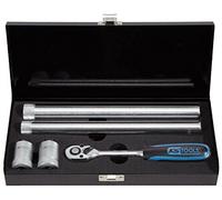 KS Tools Coffret de douilles pour bougies d'allumage 517.1140 3/8" magnétique 5 pièces