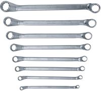 KS TOOLS Juego de llaves de estrella dobles, acodadas 8 pzs 517.0248