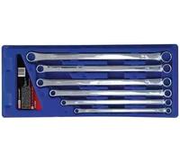 KS Tools – Jeu de 6 clés polygonales 518.0800 CHROMEplus extra-longues chromé satiné