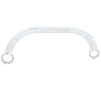 Ks Tools 518.0859 - Clé polygonale demi-lune - Gamme Chrome plus - 19x22 mm - En Chrome Vanadium - Finition chromée