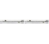 KS TOOLS 518.0874 - Clé à tube droite - 14 x 15 mm - En chrome Vanadium - Finition Satinée (Lot de 2)