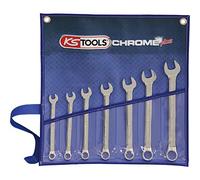 KS Tools 518.3020 Jeu de clés mixtes en pouce CHROMEplus, 7 pièces