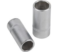 KS Tools 550.1172 - Douille pour valve basse pression, 15mm - Pour le Montage/Démontage de la valve d'expansion à 8 pans (R 134a) - En Chrome Vanadium - Finition chromée
