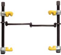 KS Tools 670.0031 Compresseur ressort barre de sécurité et crochets revêtement plastifié 240 mm