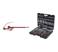 KS TOOLS 700.1495 - Levier d'Essieu Universel à Chaine - Levier Universel Axes avec Chaine - Outillage Mécanique & Caisse à Outils Complète en Coffret de Douille en 1/4", 3/8" et 1/2" - 179 Pièces