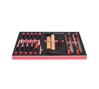 KS TOOLS SCS Juego de limas, cinceles y martillos, 18 pzs, en sistema modular 1/1 4042146574850 Couleur