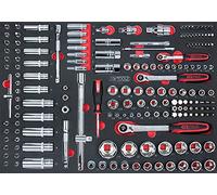 KS TOOLS - 711.1011 - Module de douilles et accessoires 1/4'' - 3/8'' - 1/2'', 175 pièces pour servante d'atelier - insert servante outils ks tools - Outillage mecanique auto