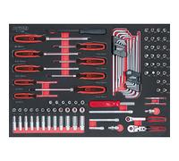 KS TOOLS SCS 1/4" Module de douilles, 95 pcs, modules système 1/1