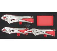 KS Tools Module de pinces étaux GRIPfix Xtreme 713.1003 – automatiques 3 pièces