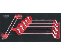 KS Tools - 713.2022 - Module de clés polygonales contre-coudées 75° - Pour servantes et établis - 7 pièces