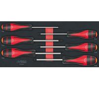 KS Tools 713.5013 - Module de tournevis TORX® - Gamme ULTIMATE® - Empreinte des outils découpée au laser - Mousse imputrescible - 6 pièces