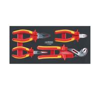 KS Tools 713.7004 Module de 4 pinces isolées 1000V - Gamme ERGOTORQUE