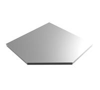 KS Tools 810.8162 - Plateau inox 2404x480x40mm - Pour l'aménagement d'établi - Se pose avec les panneaux muraux perforés