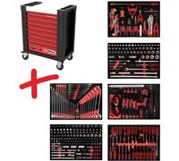 KS Tools 8106338 Servante datelier Couleur: noir, rouge