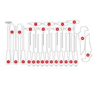KS Tools 813.0042-97 813.0042 Insert en mousse vide