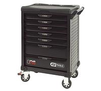 KS TOOLS - 823.0007 - Servante d'atelier One by One Noire 7 tiroirs - Anti-basculement - Verrouillage centralisé à Serrure - 2 Roues avec Frein - Rangement d'outils - Caisse à Outils Professionnelle