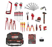 KS Tools - 850.0126 - Composition d'outils professionnels sanitaire et chauffage en sac SMARTBAG XL - sac a outils pratique et ultra-résistant