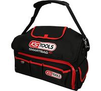 KS TOOLS 850.0325 - Sac à Bandoulière Vide au Grand Format de la Gamme Smartbag XL - Soute Rigide et Poignée Renforcée - Nombreuses Poches, 2 Boites de Rangement - Tissu Ultra Résistant Rouge