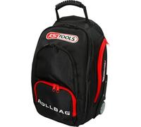 KS Tools 850.0334 - Sac à Dos Porte-Outils ROLLBAG à Bras Télescopique - Système de Trolley avec Roulettes - Tissu Ultra Résistant - Porte Outils Amovible - Nombreuses Poches - Sangle de Poitrine