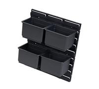 KS Tools 850.0375 - Lot d'inserts pour boite de transport SCM - Plateau pour fixation verticale inclus - En Matière plastique - 5 pièces