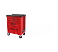 KS TOOLS - 855.5263 - Servante RACING 5 Tiroirs Équipée de 263 Outils - Glissières à Roulements à Billes - Système de Fermeture Centralisée - Plan de Travail en Polypropylène avec Règle Graduée