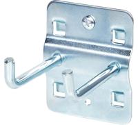KS Tools Double crochet 860.0817 90° 50 mm Ø6 mm – plateau 1,5 mm, vis de fixation inclus, zingué
