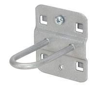 KS Tools 860.0840 - Crochet d'attache par anneau 65x25mm - Epaisseur du plateau 1,5 mm - Vis de fixation inclus - Zingué