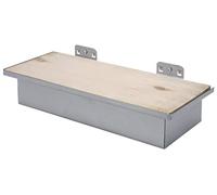 KS Tools Support à percer 860.0871 – 120 x 155 x 55 mm – Plateau bois 1,5 mm – Vis inclus – Zingué