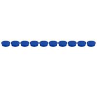 KS Tools 860.0884 - Jeu d'aimants Ø25 mm - Idéal pour tous supports métalliques - Aimant gainé de PVC - Couleur Bleus - 10pièces