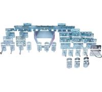KS Tools Kit crochets et accessoires d'accroche 860.0888 – 28 pièces – Pour panneaux SRM perforés