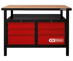 KS Tools 865.0004 Etabli d'atelier professionnel 6 tiroirs