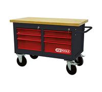 KS TOOLS Etabli d'atelier,6 tiroirs,roues 840x1200x600mm