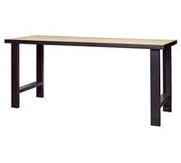 KS Tools 865.0202 - Etabli Atelier Charge Lourde - Etabli Atelier Garage 2m - Plateau de Travail 22mm - Charge Admissible 1 Tonne - Compatible avec nos Servantes Ultimate - Plateau Bois Massif