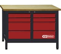 KS Tools 8650007 Établi avec 8 tiroirs, H840 x L 1200 x T600 mm (l x H x P) 1200 x 840 x 600 mm