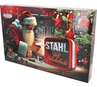 KS Tools 899.1000 Calendrier de l'Avent 2025 / Ensemble de bits de torsion professionnel avec cliquet réversible 1/4' et tournevis 1/4', 46 pièces.