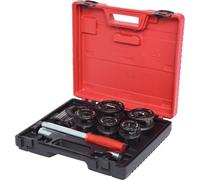 KS Tools 903.3300 Coffret de Filière à Main 3/8'-1/2-3/4-1-11/4, Filetages | Coffret de filière à main - 7 pcs, outillage professionnel, chrome vanadium
