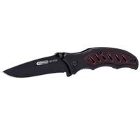 KS Tools Couteau pliant 907.2105 - 25 mm - Noir avec pochette