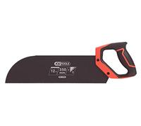 KS Tools 907.2508 Scie à Panneau 350mm, 2 Angles de Coupe 12Tpi, Poignée