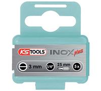 KS Tools 910.2233 1/4 "Embout de bornes fente/INOX 25 mm 3 m