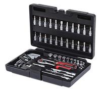 KS Tools 911.0651 Coffret de douilles F6 1/4'' CHROMEmat 51 pièces
