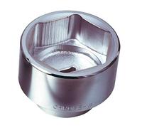 KS Tools 911.1058 - Douille 6 pans - 1'' - 58 mm - Version courte - En Chrome Vanadium - Finition satinée