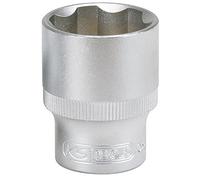 KS Tools 911.1210 - Douille F6-1/2" - 10 mm - Gamme CHROMEmat - Profil Superlock - En Chrome Vanadium - Finition satinée